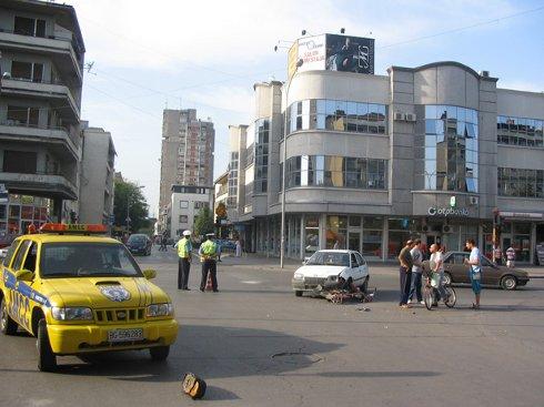 leskovac, saobracajna nezgoda