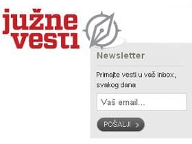 newsletter Južne vesti