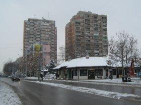 leskovac, centar, sneg