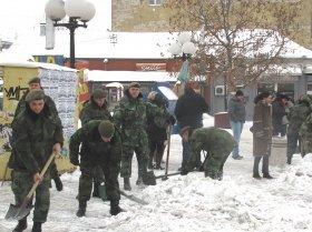 leskovac, vojska cisti