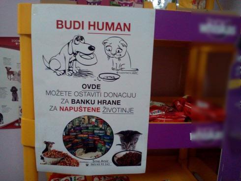 Poster Banke u pet šopu