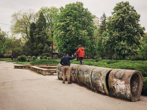 Mladi slikali svakodnevni život u Nišu; foto: NiFoto