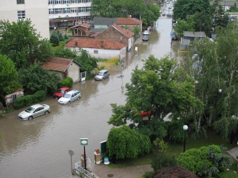 Zetska ulica pod vodom