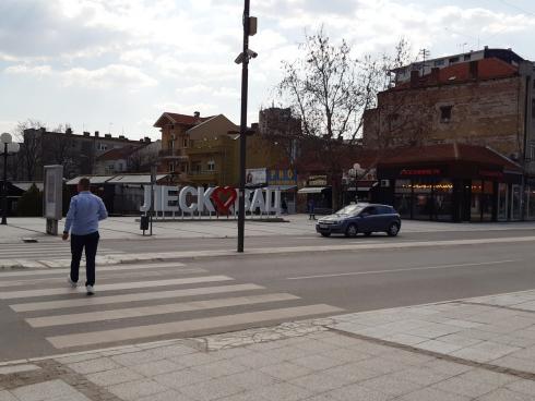 Leskovac, vanredno stanje, mart 2020, foto Bojana Stamenkovic