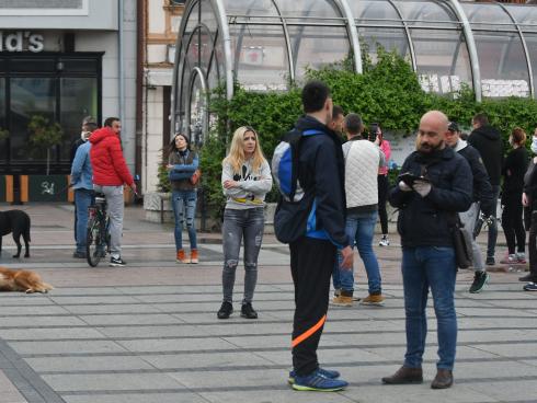 Nišlije protest protiv baklji foto Južne vesti Vanja Keser