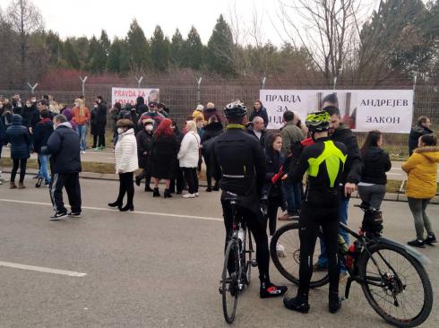 Protest 5 bezbednostj saobraćaja, slika2; foto:V. Keser