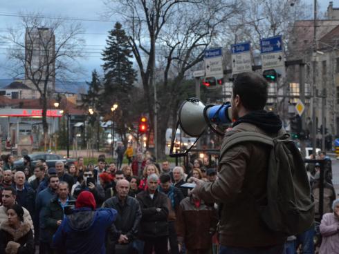 protest, tužiteljke