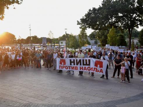 Protest Srbija protiv nasilja, 14. jul, slika 7; foto: Jelena Mišić