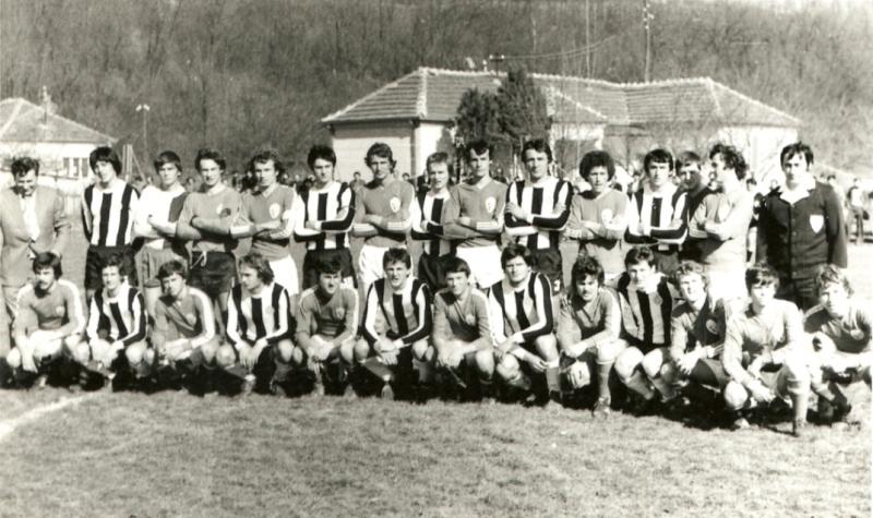 FK Svrljig i FK Partizan 1977.