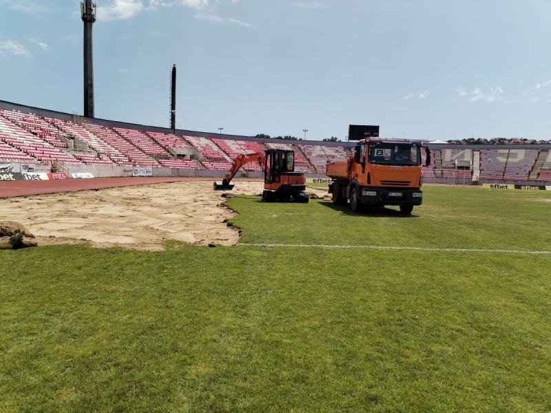 stadion cair, radovi jun 2024, foto ljubica jocic 2