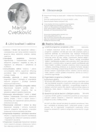 marija cvetković cv