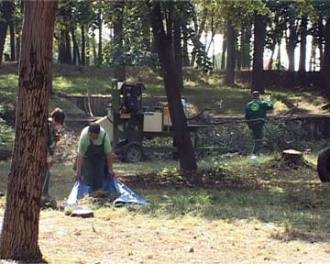 Nis2CjavniradovinauredjenjuspomenparkaBubanj2Cpokrivanje