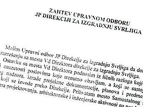 ostavka svrljig