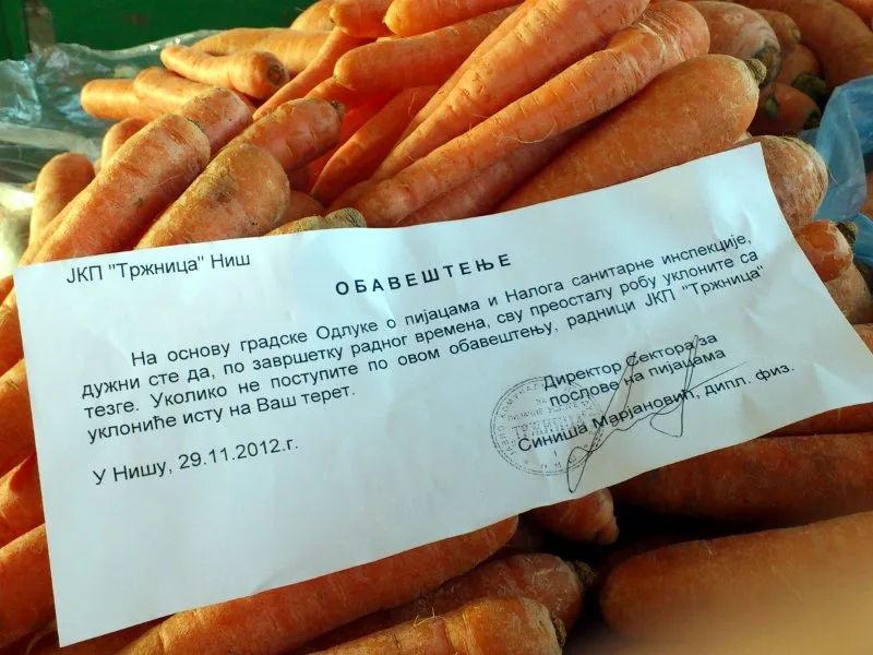 pijaca obavestenje