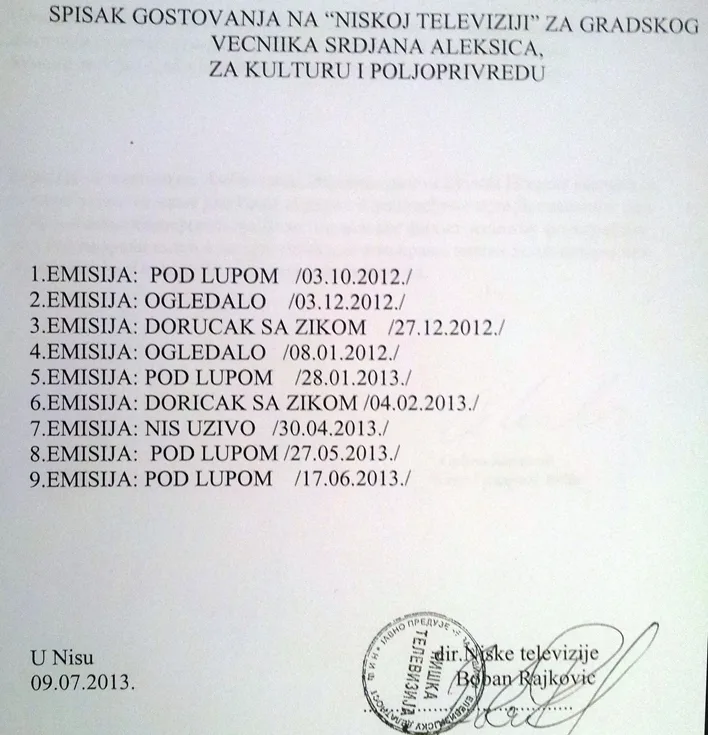 gostovanje NTV