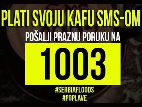 plati kafu sms