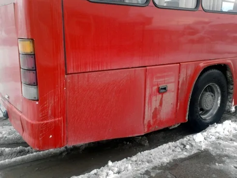 autobus Sneg