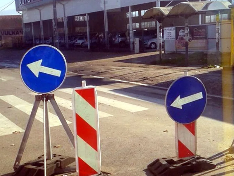 Zatvoren put Brzi Brod foto MZ