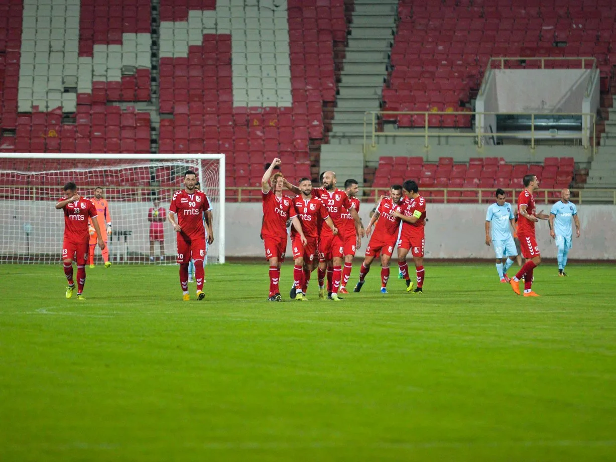 Radnicki Gzira proslava gola foto Juzne vesti Vanja Keser