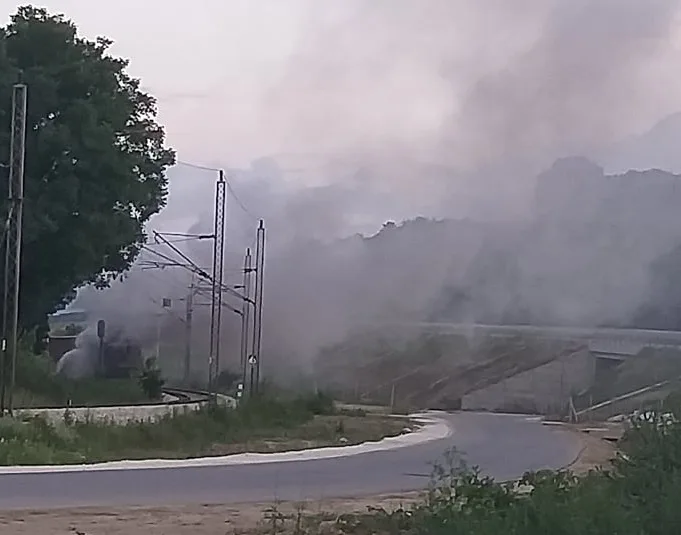 Zapaljen voz 1