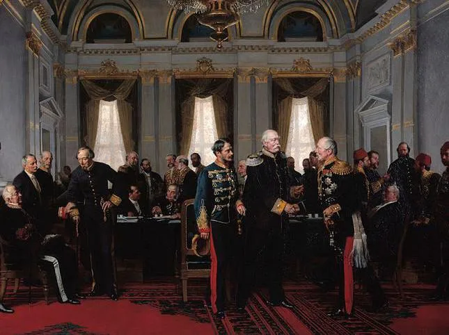 Berlinski kongres foto ilustracijaAnton von Werner