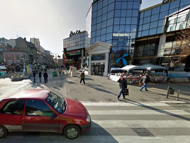 Pesacki prelaz Kalca foto printskrin google maps
