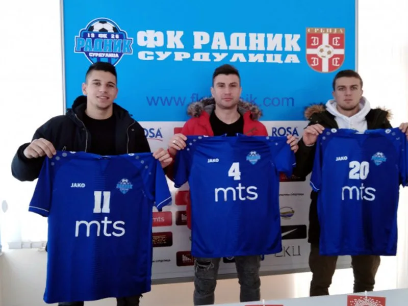 Pajovic Kricak Stamenkovic foto FK Radnik Surdulica