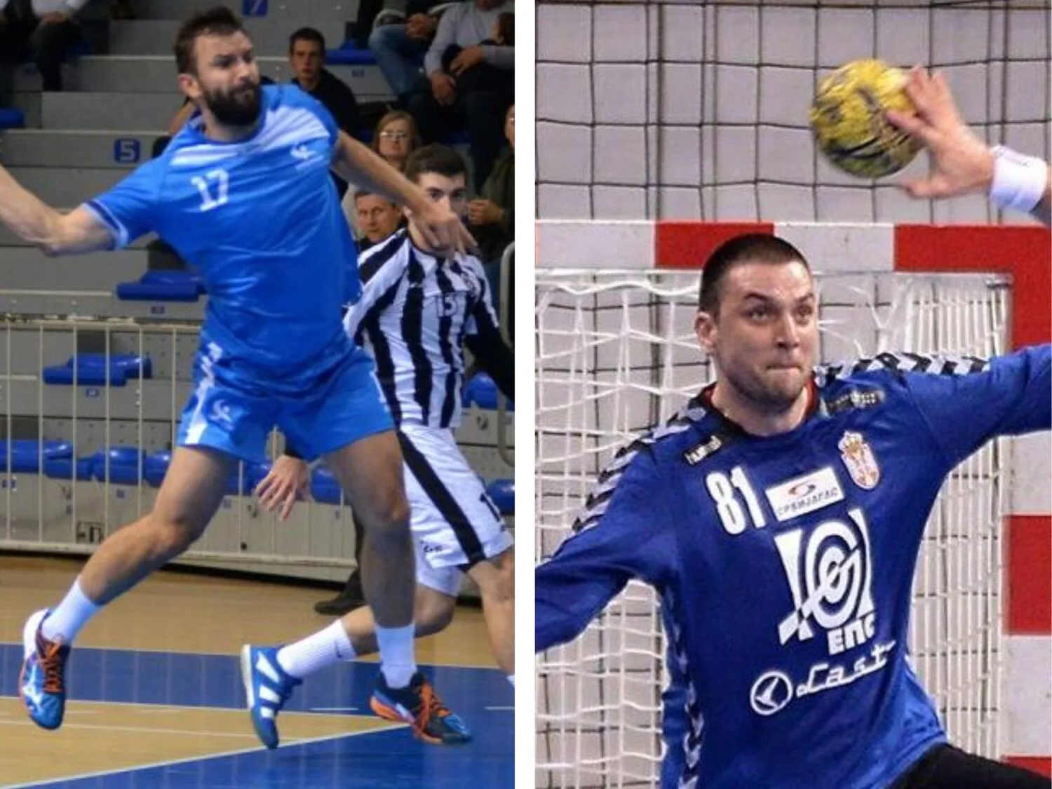Djordje Spasic i Miroslav Kocic Zeleznicar foto Vanja Keser Rukometni savez Srbije scaled