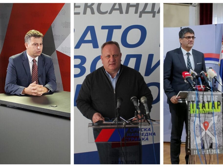 Vladan Vasic Goran Cvetanovic Darko Bulatovic foto Juzne vesti scaled