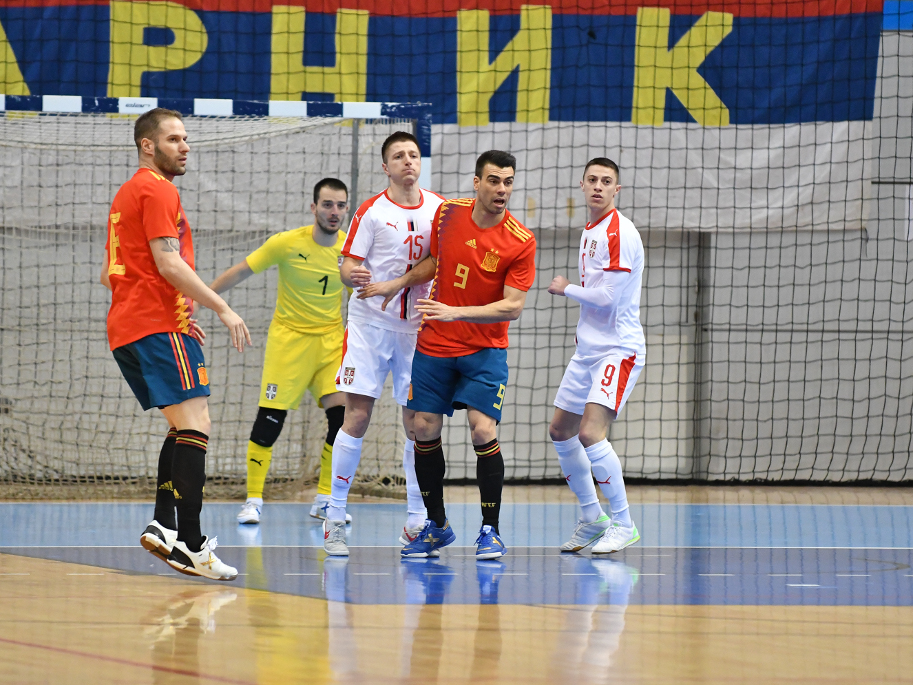 Srbija Spanija futsal Cair Kvalifikacije za Svetsko prvenstvo foto Juzne vesti Vanja Keser