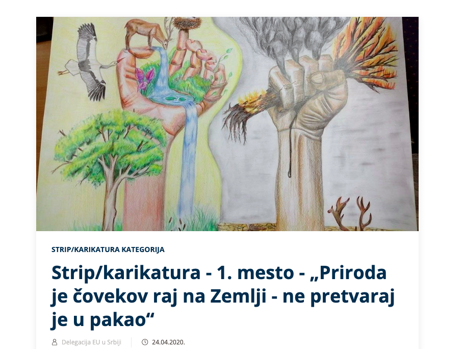 KOnkurs EU rad priroda foto print screen Evropski dnevnik