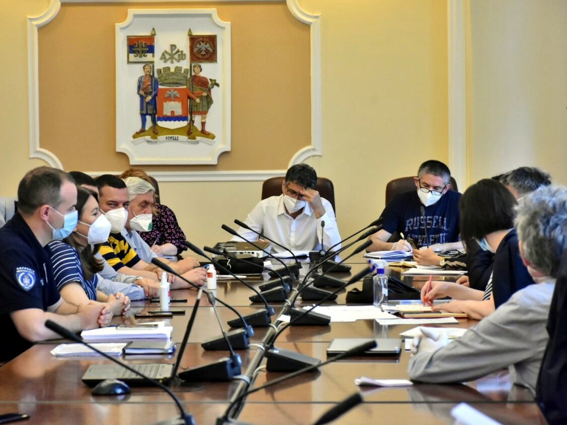 Stab za vanredne situacije maj 2020 foto Grad Nis