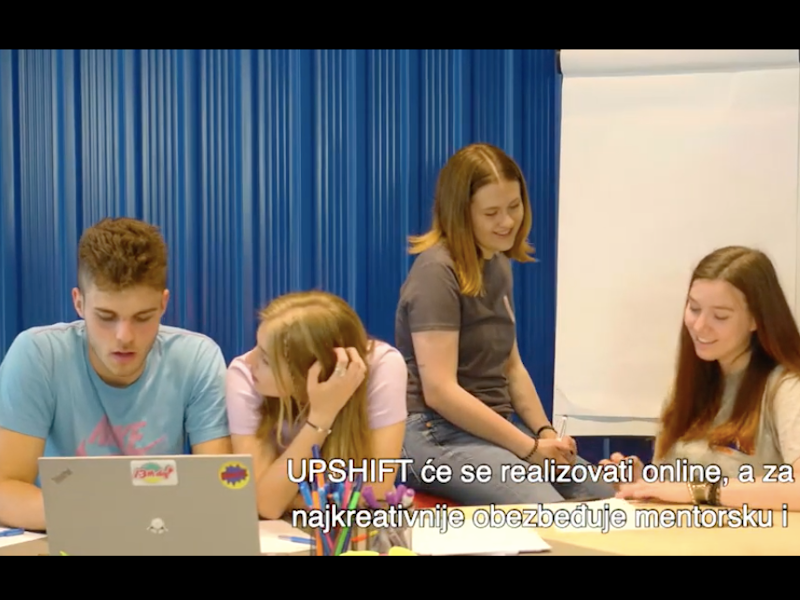 upshift radionica foto unicef printscreen