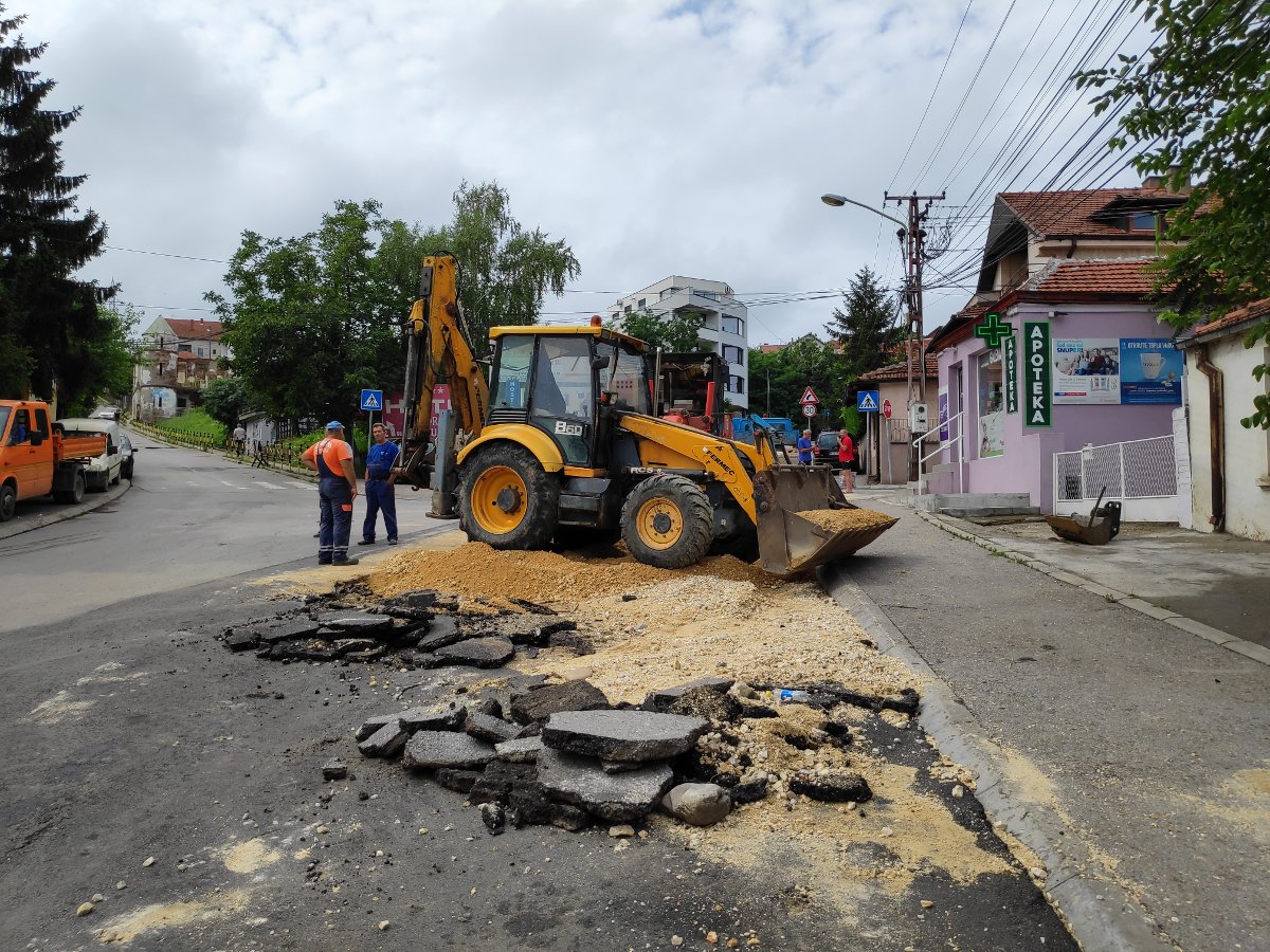 Radovi Njegoseva posle kise 4 jul 2020 foto JV