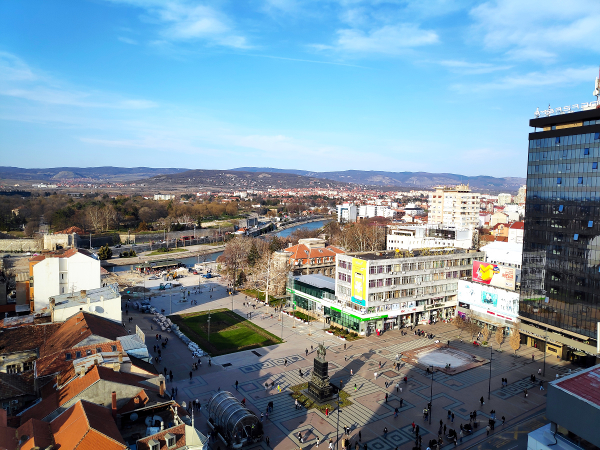 Trg kralja Milana novo mart 2021 foto JV