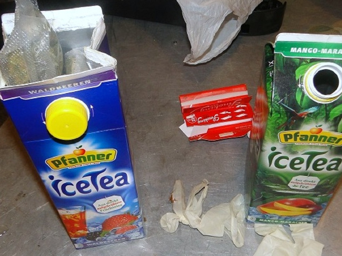 droga pronadjena u tetrapaku i rukavicama