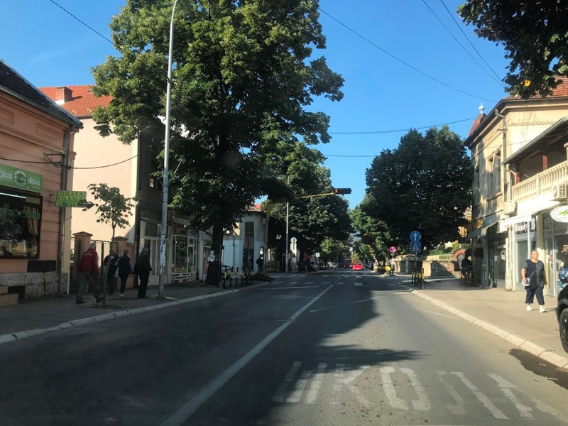 deo Prokuplja gde je usred dana opljackana menjacnica