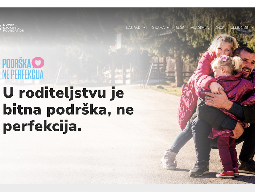 Podrska ne perfekcija foto Novak Djokovic Fondacija