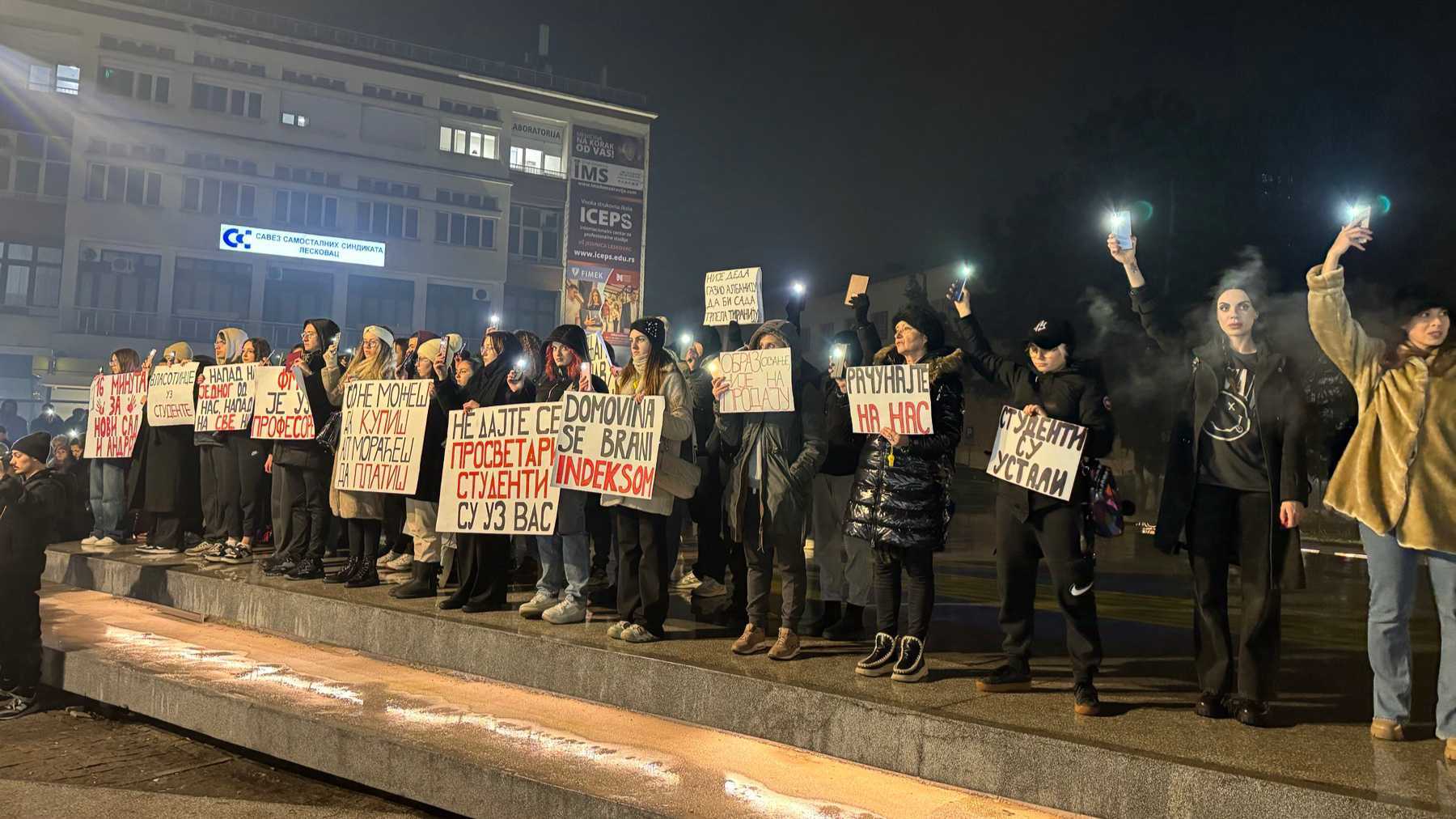 leskovac protest 2