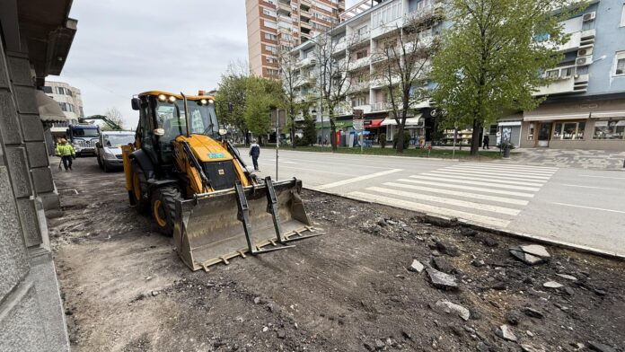 leskovac trotoar foto gradle